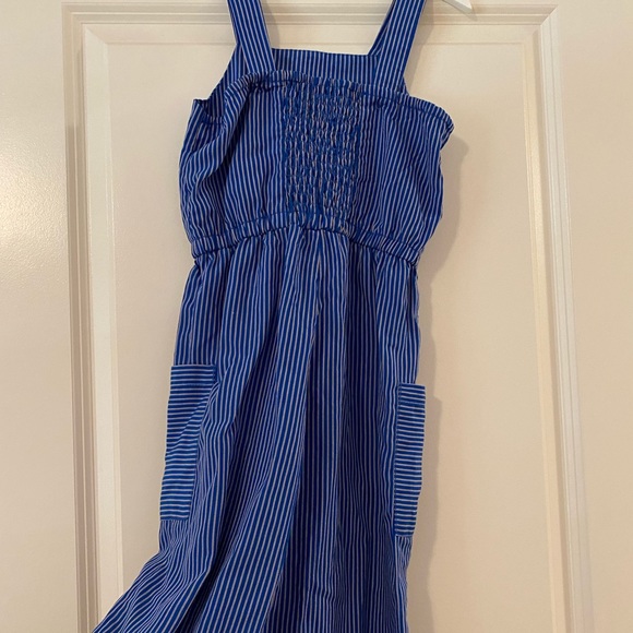 Girls overall pants- Blue - Picture 4 of 6